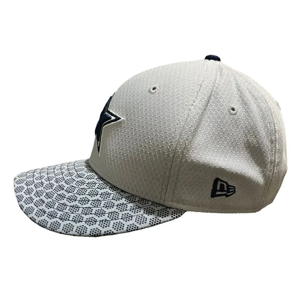 Dallas Cowboys New Era YOUTH Fitted Grey NFL Cap Hat Blue Star